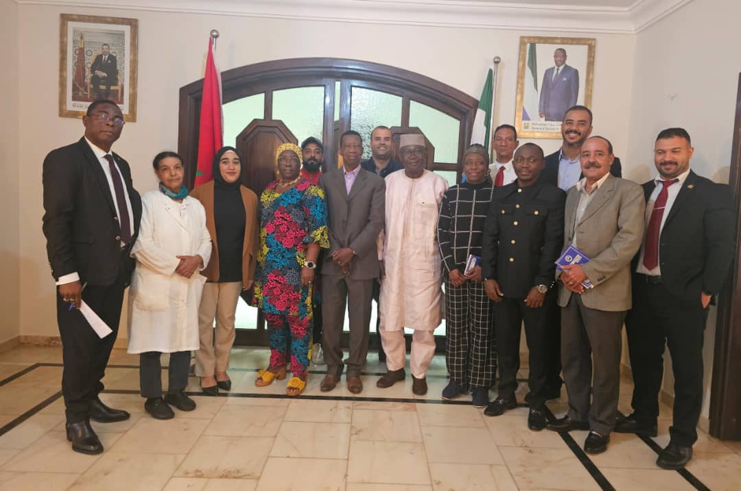 AMBASSADOR MOMODU KOROMA HOLDS MAIDEN MEETING WITH STAFF